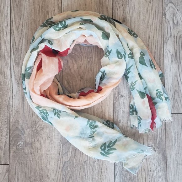 Floral Spring Scarf - Picture 1 of 3